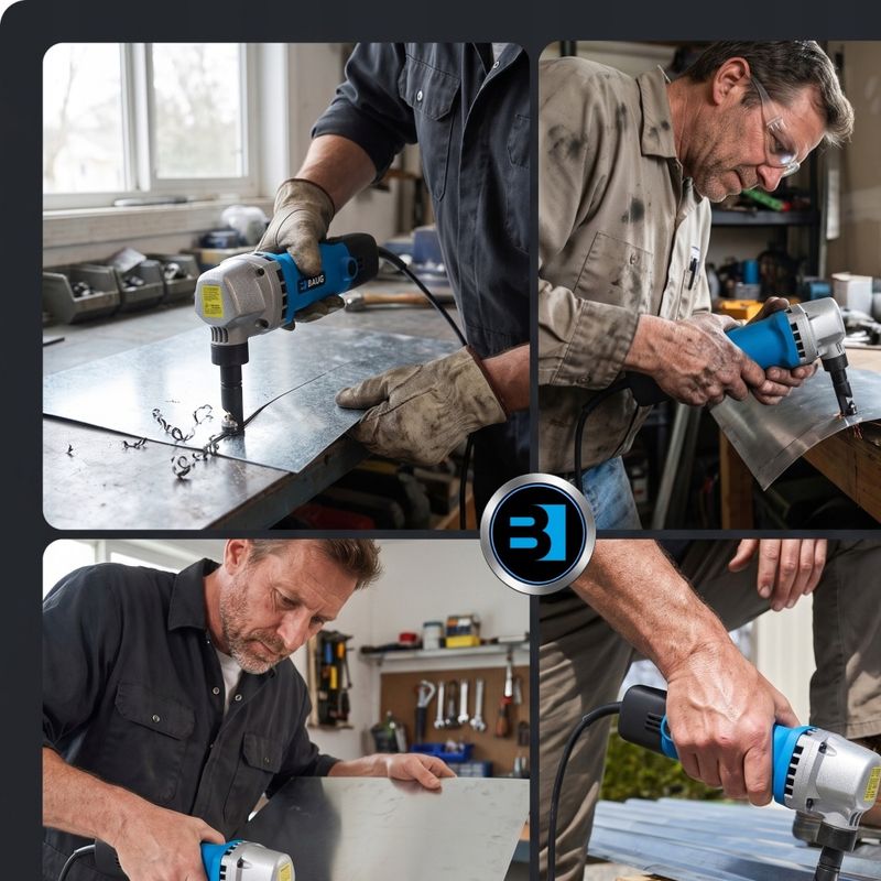 Casa si Gradina - Constructii - Scule electrice si accesorii - Fierastraie electrice - Foarfeca electrica pentru decuparea si taierea tablei B2510 - Infinity.ro
