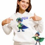 Fashion, accesorii si bijuterii - Copii - Imbracaminte copii - Pulovere si hanorace copii - Hanorac Copii Fete Elio Space Explorer, alb, marime XL Copii - Infinity.ro
