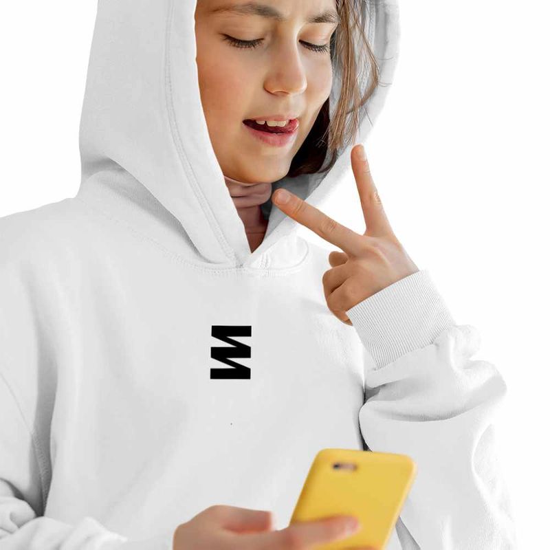 Fashion, accesorii si bijuterii - Copii - Imbracaminte copii - Pulovere si hanorace copii - Hanorac Copii Fete Lost Frequencies Vibe, alb, marime XS Copii - Infinity.ro
