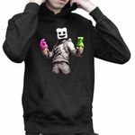 Fashion, accesorii si bijuterii - Copii - Imbracaminte copii - Pulovere si hanorace copii - Hanorac Copii Baieti Marshmello Six Seven 67, negru, marime L Copii - Infinity.ro