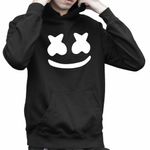 Fashion, accesorii si bijuterii - Copii - Imbracaminte copii - Pulovere si hanorace copii - Hanorac Copii Baieti Marshmello Music DJ, negru, marime L Copii - Infinity.ro