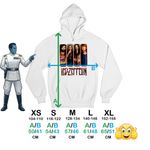 Fashion, accesorii si bijuterii - Copii - Imbracaminte copii - Pulovere si hanorace copii - Hanorac Copii Baieti Led Zeppelin Legend Merch, alb, marime XL Copii - Infinity.ro