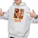 Fashion, accesorii si bijuterii - Copii - Imbracaminte copii - Pulovere si hanorace copii - Hanorac Copii Baieti Tafiti Adventures, alb, marime XL Copii - Infinity.ro