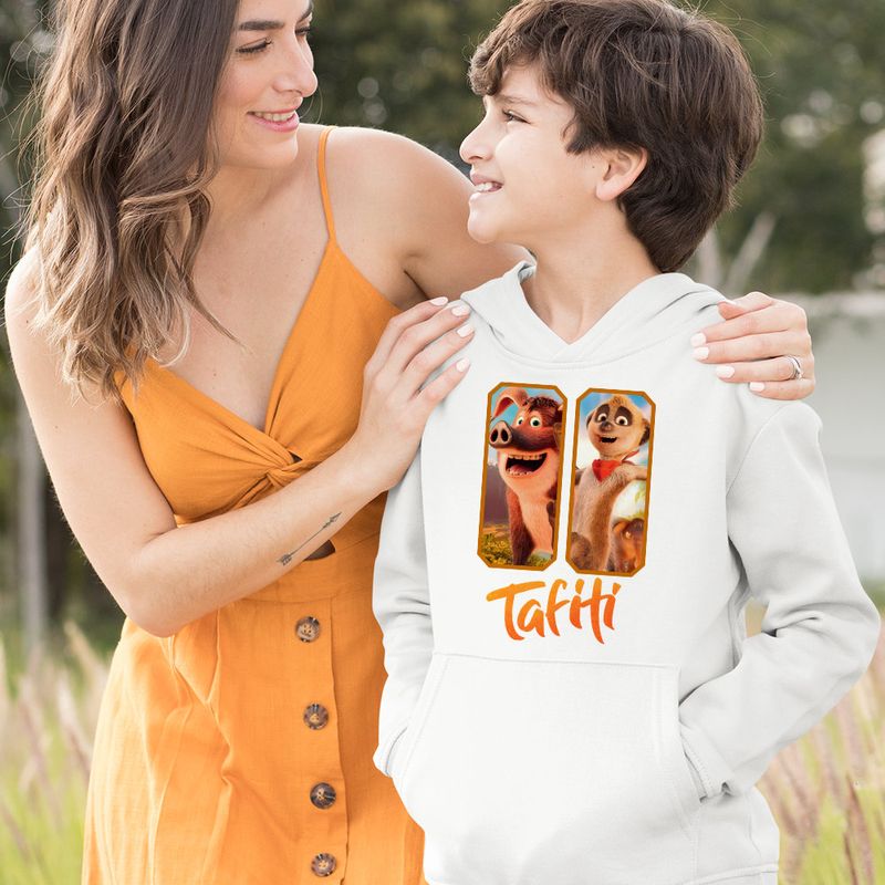 Fashion, accesorii si bijuterii - Copii - Imbracaminte copii - Pulovere si hanorace copii - Hanorac Copii Baieti Tafiti Adventures, alb, marime XL Copii - Infinity.ro