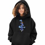 Fashion, accesorii si bijuterii - Copii - Imbracaminte copii - Pulovere si hanorace copii - Hanorac Copii Fete Avatar Katara Waterbender Legenda lui Aang Arte Martiale, negru, marime XL Copii - Infinity.ro