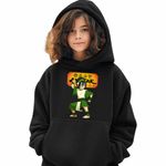 Fashion, accesorii si bijuterii - Copii - Imbracaminte copii - Pulovere si hanorace copii - Hanorac Copii Fete Avatar Toph Bei Fong Legenda lui Aang Airbender, negru, marime L Copii - Infinity.ro