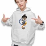 Fashion, accesorii si bijuterii - Copii - Imbracaminte copii - Pulovere si hanorace copii - Hanorac Copii Baieti Avatar Legenda lui Korra Reincarnare Airbender, alb, marime M Copii - Infinity.ro