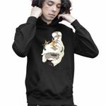 Fashion, accesorii si bijuterii - Copii - Imbracaminte copii - Pulovere si hanorace copii - Hanorac Copii Baieti Avatar Airbender Appa Maestru Aerului Momo, negru, marime XS Copii - Infinity.ro