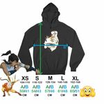 Fashion, accesorii si bijuterii - Copii - Imbracaminte copii - Pulovere si hanorace copii - Hanorac Copii Baieti Avatar Airbender Appa Maestru Aerului Momo, negru, marime XS Copii - Infinity.ro
