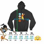 Fashion, accesorii si bijuterii - Copii - Imbracaminte copii - Pulovere si hanorace copii - Hanorac Copii Fete Avatar Airbender Cele 4 Elemente, negru, marime XL Copii - Infinity.ro
