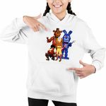 Fashion, accesorii si bijuterii - Copii - Imbracaminte copii - Pulovere si hanorace copii - Hanorac Copii Fete Avatar Fnaf Freddy Last Airbender Firebender, alb, marime XL Copii - Infinity.ro
