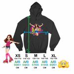 Fashion, accesorii si bijuterii - Copii - Imbracaminte copii - Pulovere si hanorace copii - Hanorac Copii Fete Soy Luna Valente, negru, marime M Copii - Infinity.ro
