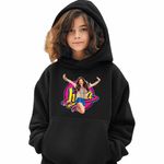 Fashion, accesorii si bijuterii - Copii - Imbracaminte copii - Pulovere si hanorace copii - Hanorac Copii Fete Soy Luna Valente, negru, marime M Copii - Infinity.ro