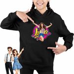Fashion, accesorii si bijuterii - Copii - Imbracaminte copii - Pulovere si hanorace copii - Hanorac Copii Fete Soy Luna Valente, negru, marime M Copii - Infinity.ro