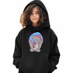 Fashion, accesorii si bijuterii - Copii - Imbracaminte copii - Pulovere si hanorace copii - Hanorac Copii Fete Dumbo Mama Jumbo Circ Clovn, negru, marime L Copii - Infinity.ro