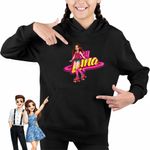 Fashion, accesorii si bijuterii - Copii - Imbracaminte copii - Pulovere si hanorace copii - Hanorac Copii Fete Soy Luna Argentina, negru, marime M Copii - Infinity.ro
