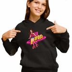Fashion, accesorii si bijuterii - Copii - Imbracaminte copii - Pulovere si hanorace copii - Hanorac Copii Fete Soy Luna Argentina, negru, marime M Copii - Infinity.ro