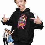 Fashion, accesorii si bijuterii - Copii - Imbracaminte copii - Pulovere si hanorace copii - Hanorac Copii Baieti Soy Luna Niric, negru, marime XS Copii - Infinity.ro