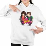 Fashion, accesorii si bijuterii - Copii - Imbracaminte copii - Pulovere si hanorace copii - Hanorac Copii Fete Soy Luna Boys Chibi, alb, marime L Copii - Infinity.ro