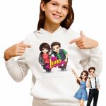 Fashion, accesorii si bijuterii - Copii - Imbracaminte copii - Pulovere si hanorace copii - Hanorac Copii Fete Soy Luna Boys Chibi, alb, marime L Copii - Infinity.ro