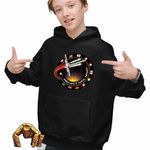 Fashion, accesorii si bijuterii - Copii - Imbracaminte copii - Pulovere si hanorace copii - Hanorac Copii Baieti Project Hail Mary Spaceship Mission Badge, negru, marime L Copii - Infinity.ro