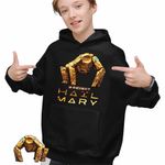 Fashion, accesorii si bijuterii - Copii - Imbracaminte copii - Pulovere si hanorace copii - Hanorac Copii Baieti Project Hail Mary Rocky Eridian Alien Engineer, negru, marime XL Copii - Infinity.ro