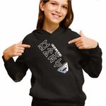 Fashion, accesorii si bijuterii - Copii - Imbracaminte copii - Pulovere si hanorace copii - Hanorac Copii Fete Project Hail Mary Spaceship Tau Ceti, negru, marime M Copii - Infinity.ro