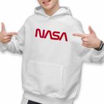 Fashion, accesorii si bijuterii - Copii - Imbracaminte copii - Pulovere si hanorace copii - Hanorac Copii Baieti Project Hail Mary NASA, alb, marime XS Copii - Infinity.ro