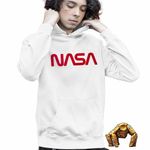 Fashion, accesorii si bijuterii - Copii - Imbracaminte copii - Pulovere si hanorace copii - Hanorac Copii Baieti Project Hail Mary NASA, alb, marime XS Copii - Infinity.ro