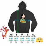 Fashion, accesorii si bijuterii - Copii - Imbracaminte copii - Pulovere si hanorace copii - Hanorac Copii Fete Mulan Kung Fu, negru, marime XL Copii - Infinity.ro