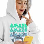 Fashion, accesorii si bijuterii - Copii - Imbracaminte copii - Pulovere si hanorace copii - Hanorac Copii Fete Project Hail Mary Rocky Amaze Eridian Alien Engineer, alb, marime L Copii - Infinity.ro