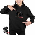 Fashion, accesorii si bijuterii - Copii - Imbracaminte copii - Pulovere si hanorace copii - Hanorac Copii Fete Hiccup Toothless How to train your dragon, negru, marime XL Copii - Infinity.ro