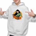 Fashion, accesorii si bijuterii - Copii - Imbracaminte copii - Pulovere si hanorace copii - Hanorac Copii Baieti Mulan Karate, alb, marime XL Copii - Infinity.ro