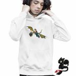 Fashion, accesorii si bijuterii - Copii - Imbracaminte copii - Pulovere si hanorace copii - Hanorac Copii Baieti Dragon Astrid How to train your dragon, alb, marime M Copii - Infinity.ro