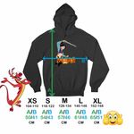 Fashion, accesorii si bijuterii - Copii - Imbracaminte copii - Pulovere si hanorace copii - Hanorac Copii Baieti Mulan Sword Attack, negru, marime XS Copii - Infinity.ro