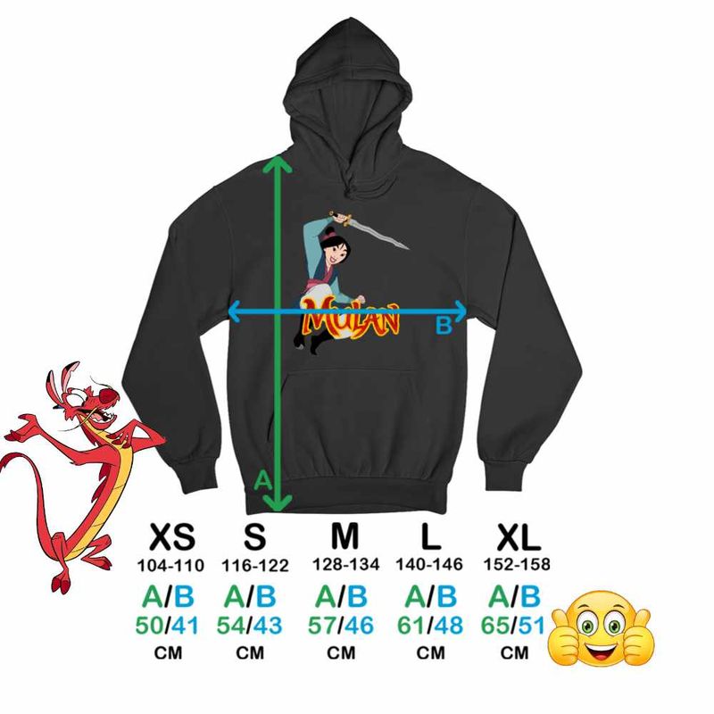 Fashion, accesorii si bijuterii - Copii - Imbracaminte copii - Pulovere si hanorace copii - Hanorac Copii Baieti Mulan Sword Attack, negru, marime XS Copii - Infinity.ro