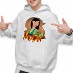 Fashion, accesorii si bijuterii - Copii - Imbracaminte copii - Pulovere si hanorace copii - Hanorac Copii Baieti Mulan Crikee, alb, marime L Copii - Infinity.ro