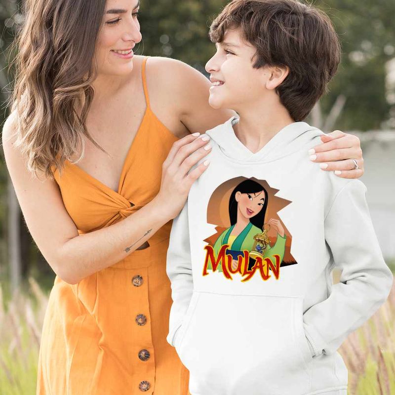 Fashion, accesorii si bijuterii - Copii - Imbracaminte copii - Pulovere si hanorace copii - Hanorac Copii Baieti Mulan Crikee, alb, marime L Copii - Infinity.ro