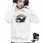 Fashion, accesorii si bijuterii - Copii - Imbracaminte copii - Pulovere si hanorace copii - Hanorac Copii Baieti Night Fury Toothless How to train your dragon, alb, marime XS Copii - Infinity.ro