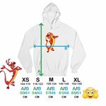 Fashion, accesorii si bijuterii - Copii - Imbracaminte copii - Pulovere si hanorace copii - Hanorac Copii Fete Mulan Mushu Dragon, alb, marime XS Copii - Infinity.ro
