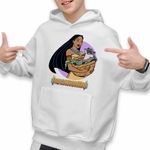 Fashion, accesorii si bijuterii - Copii - Imbracaminte copii - Pulovere si hanorace copii - Hanorac Copii Baieti Pocahontas Meeko, alb, marime S Copii - Infinity.ro