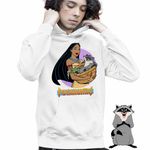 Fashion, accesorii si bijuterii - Copii - Imbracaminte copii - Pulovere si hanorace copii - Hanorac Copii Baieti Pocahontas Meeko, alb, marime S Copii - Infinity.ro