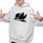 Fashion, accesorii si bijuterii - Copii - Imbracaminte copii - Pulovere si hanorace copii - Hanorac Copii Baieti Hiccup Toothless How to train your dragon, alb, marime XS Copii - Infinity.ro
