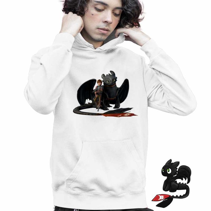 Fashion, accesorii si bijuterii - Copii - Imbracaminte copii - Pulovere si hanorace copii - Hanorac Copii Baieti Hiccup Toothless How to train your dragon, alb, marime XS Copii - Infinity.ro