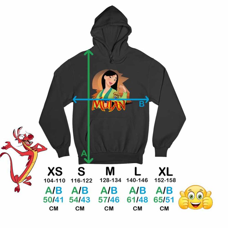 Fashion, accesorii si bijuterii - Copii - Imbracaminte copii - Pulovere si hanorace copii - Hanorac Copii Fete Mulan Crikee, negru, marime S Copii - Infinity.ro
