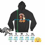 Fashion, accesorii si bijuterii - Copii - Imbracaminte copii - Pulovere si hanorace copii - Hanorac Copii Baieti Native American Pocahontas, negru, marime XL Copii - Infinity.ro