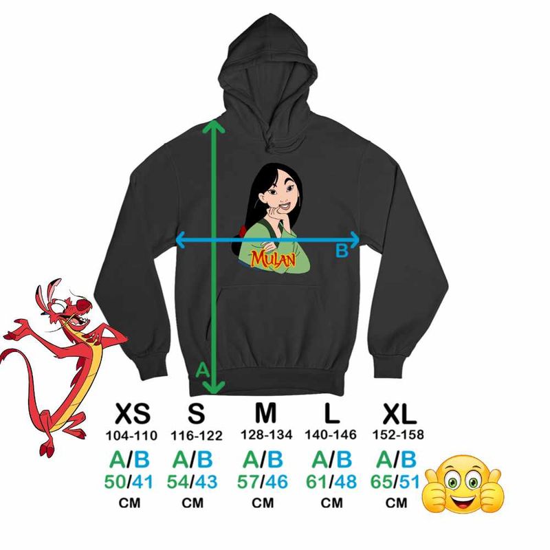 Fashion, accesorii si bijuterii - Copii - Imbracaminte copii - Pulovere si hanorace copii - Hanorac Copii Baieti Mulan Kung Fu, negru, marime XS Copii - Infinity.ro