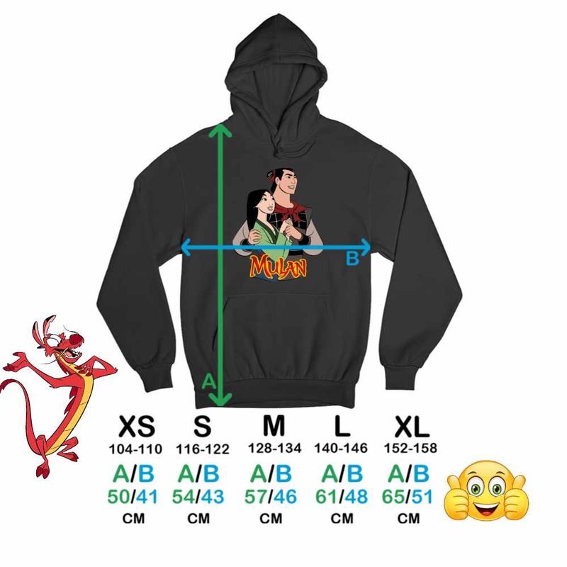 Fashion, accesorii si bijuterii - Copii - Imbracaminte copii - Pulovere si hanorace copii - Hanorac Copii Fete Mulan Shang, negru, marime L Copii - Infinity.ro