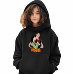 Fashion, accesorii si bijuterii - Copii - Imbracaminte copii - Pulovere si hanorace copii - Hanorac Copii Fete Mulan Shang, negru, marime L Copii - Infinity.ro