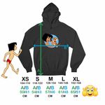 Fashion, accesorii si bijuterii - Copii - Imbracaminte copii - Pulovere si hanorace copii - Hanorac Copii Fete Cartea Junglei Mowgli Baby Tiger, negru, marime XL Copii - Infinity.ro